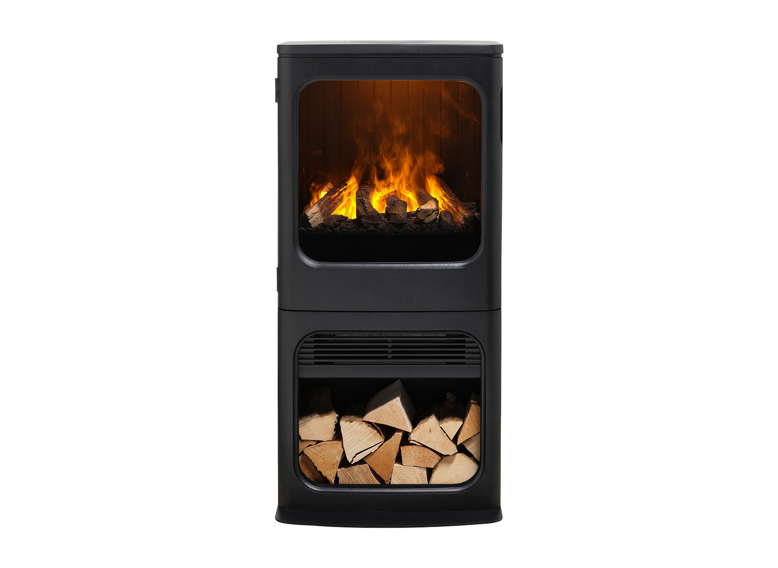 Dimplex Mapleton 100 elektrische kachel met vlameffect en houtvak