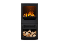 Dimplex Mapleton 100 elektrische kachel met vlameffect en houtvak