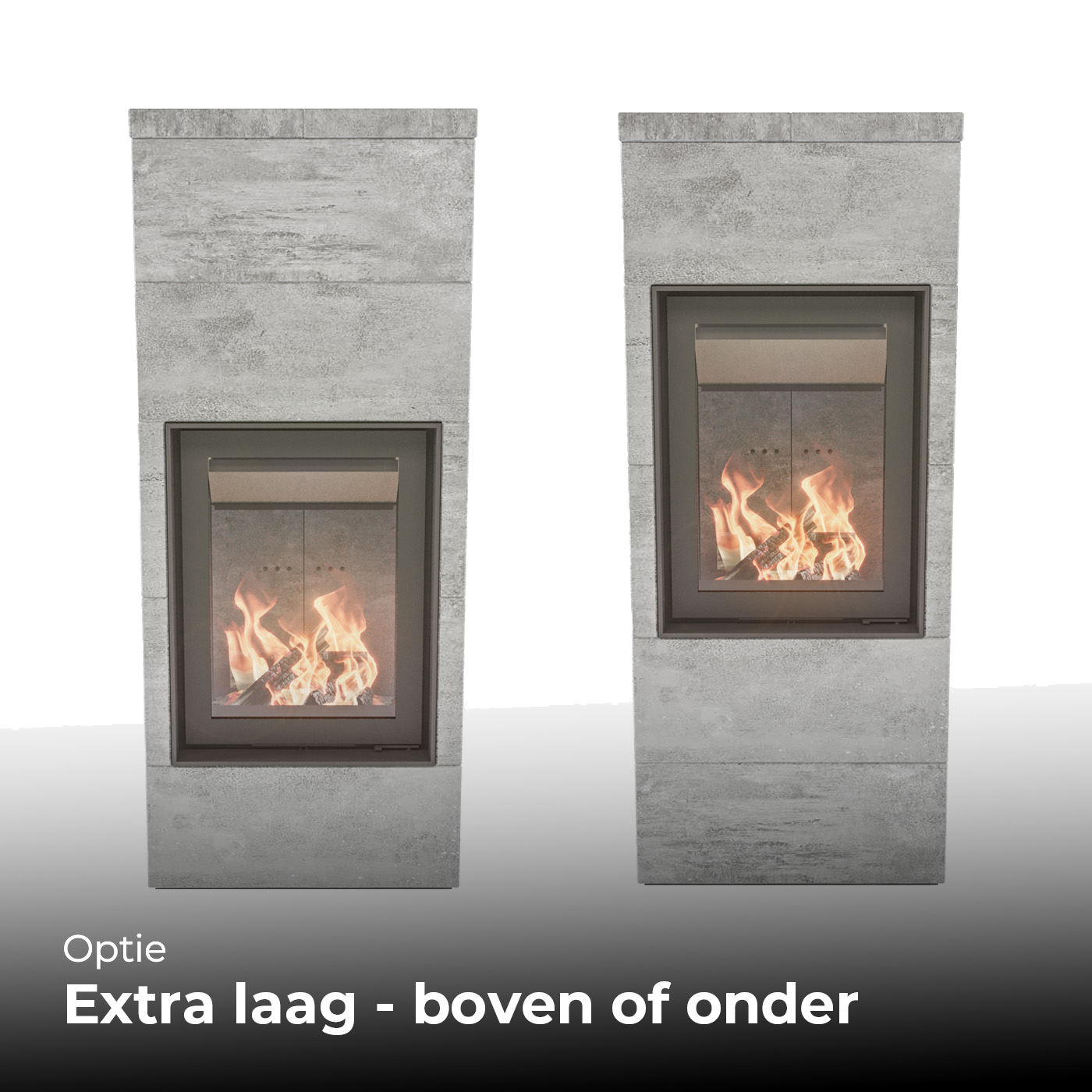 Altech Max Core H haard, twee fronten met optie extra laag boven of onder
