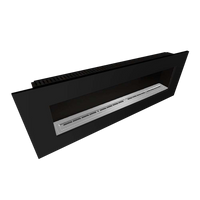 Icon Fires Nero Wall Frame 1750 zwarte wandhaard op witte achtergrond