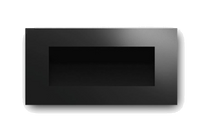 Icon Fires Nero Wall Frame 1150 zwarte wandhaard op witte achtergrond