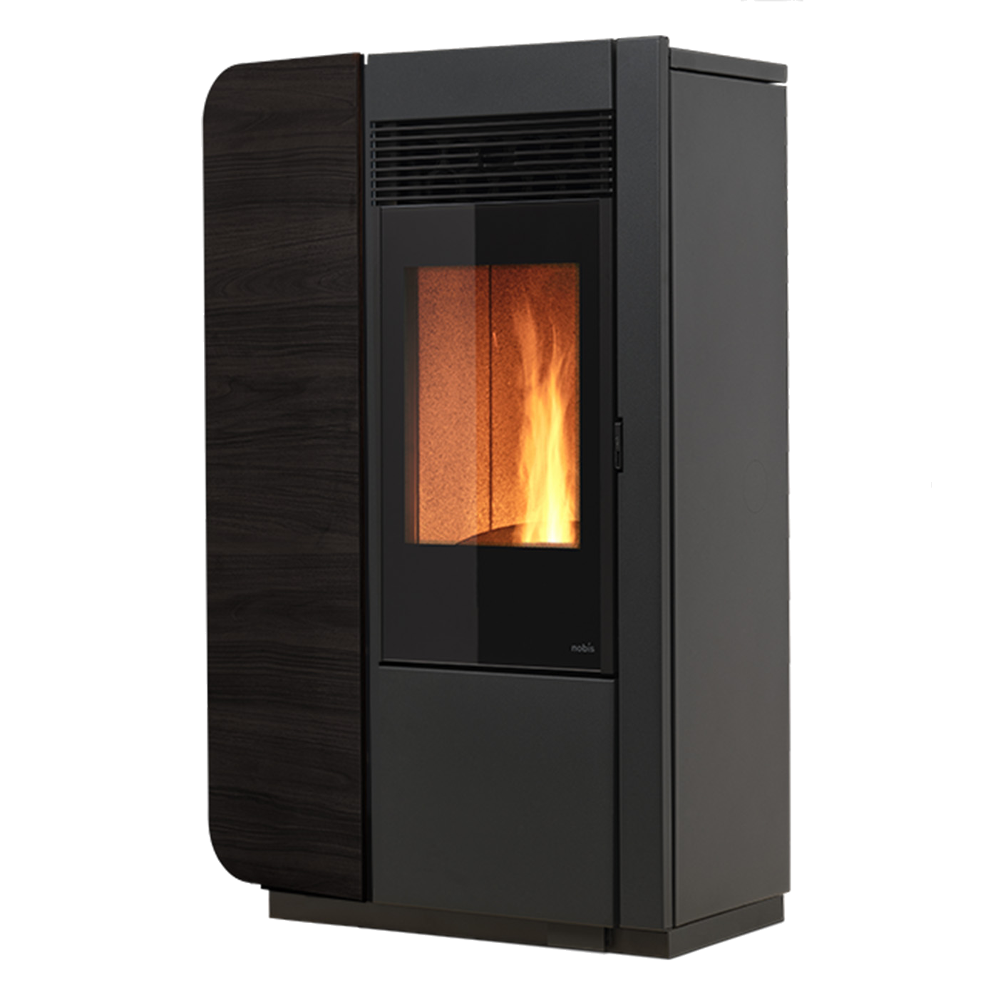 Nobis 12 Elena Style pelletkachel met vlam achter glas