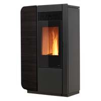 Nobis 12 Elena Style pelletkachel met vlam achter glas