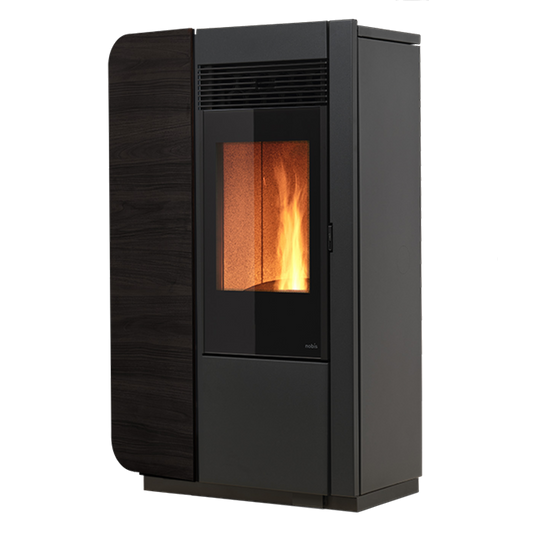 Nobis 12 Elena Style pelletkachel met vlam achter glas