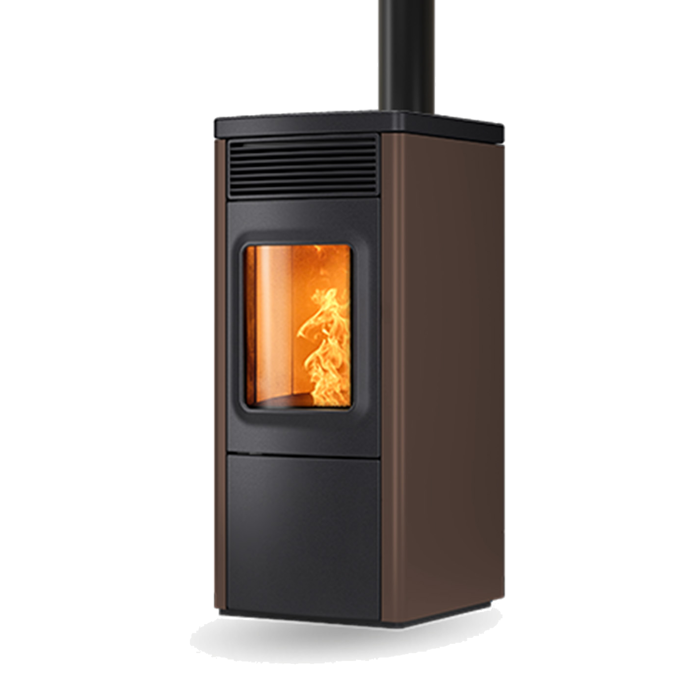 Nobis N70 Top pelletkachel met zichtbare vlammen