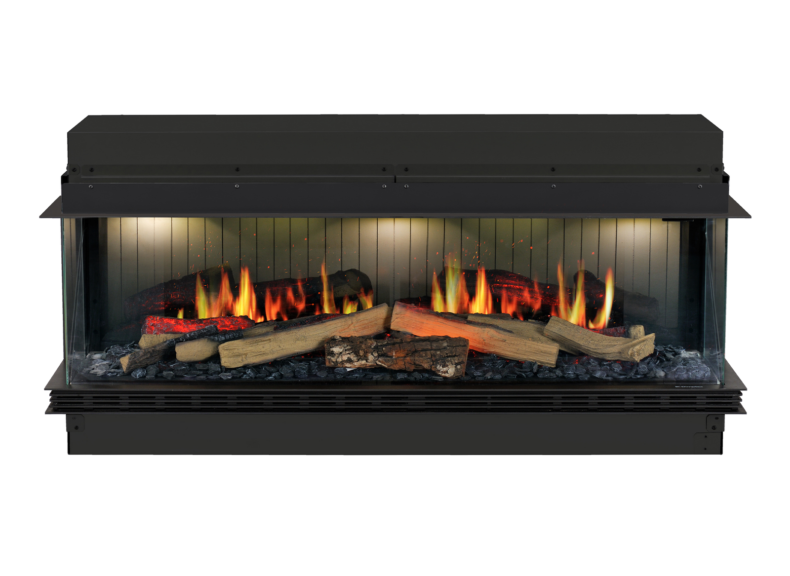 Dimplex Opti-V Vista 130 III elektrische haard met vlammend houtdisplay