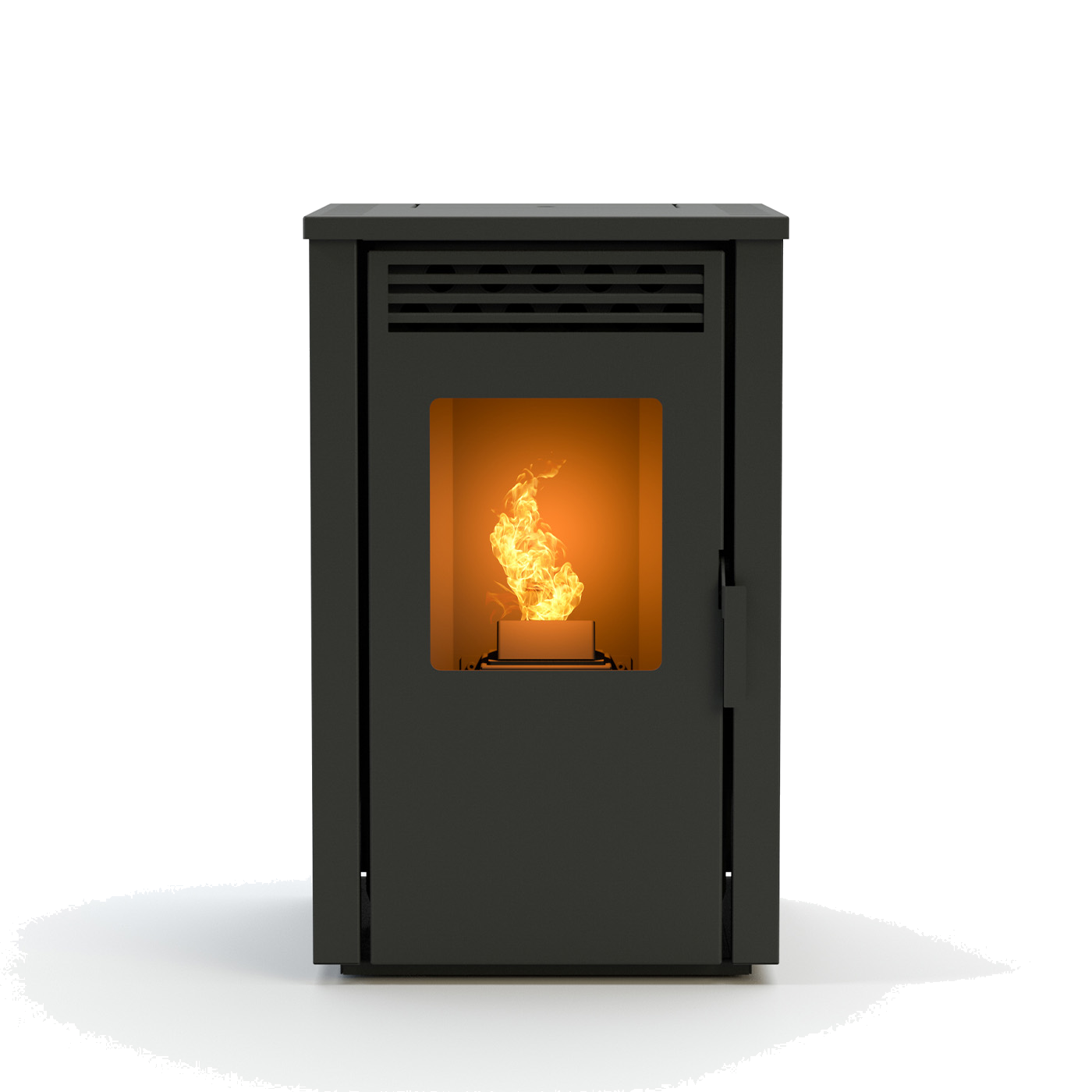 Duroflame Pelle pelletkachel met zicht op vlammen