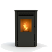 Duroflame Pelle pelletkachel met zicht op vlammen