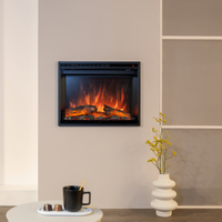 Wanders Redstone 24'' in moderne woonkamer met ingebouwde haard