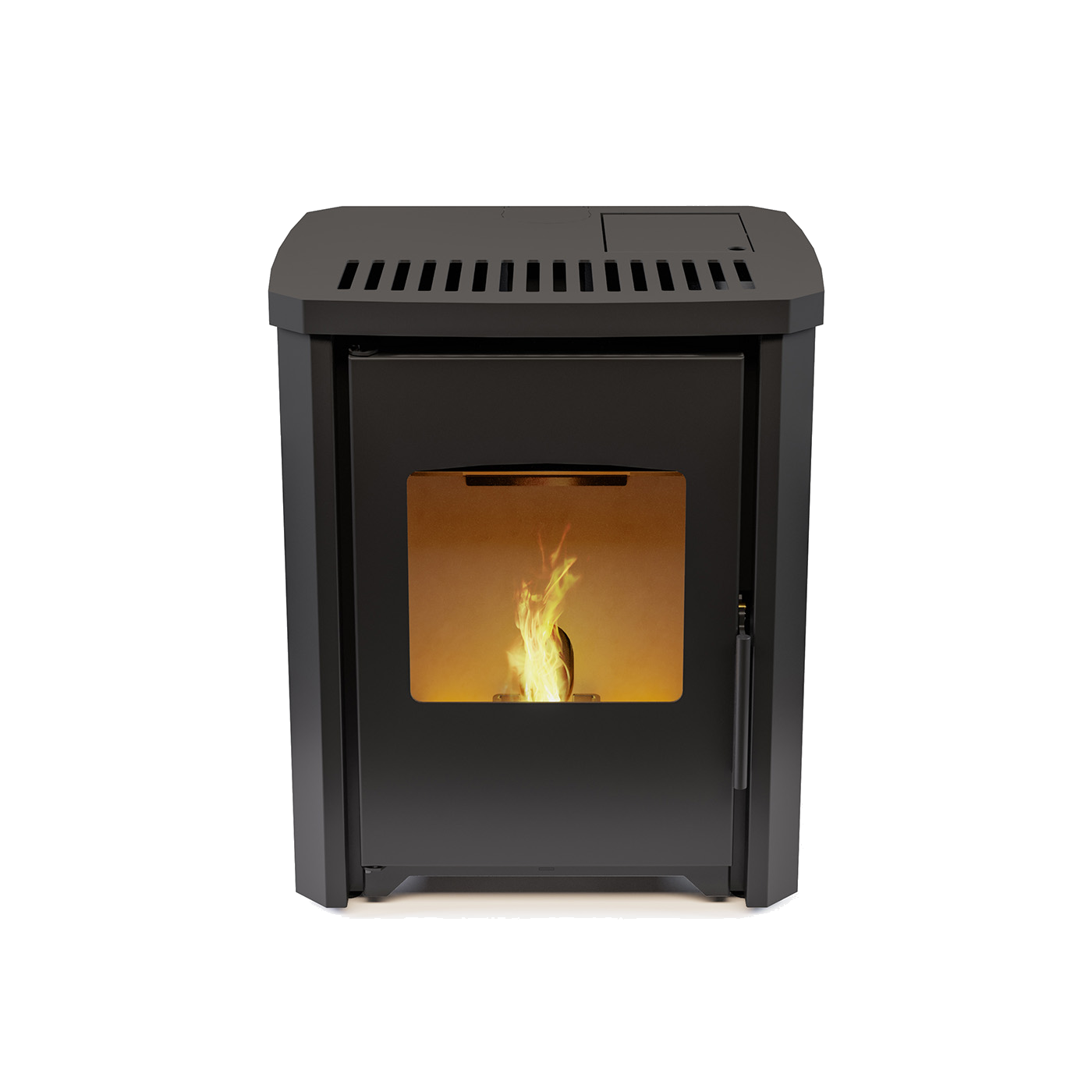 Duroflame Rembrand T3.2 pelletkachel met zicht op vlammen