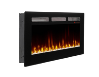 Dimplex Sierra 48" elektrische haard met vlammen, zwart frontpaneel