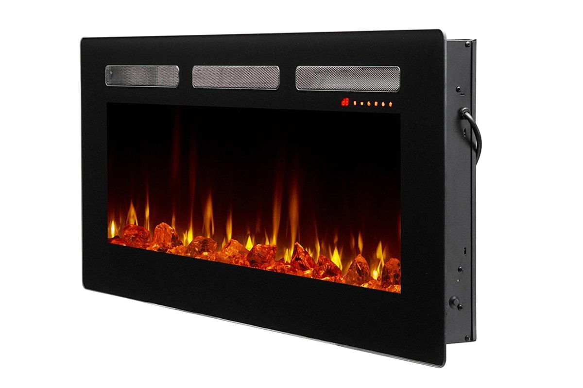 Dimplex Sierra 48 inch elektrische haard met vlammen en gloeiende stenen