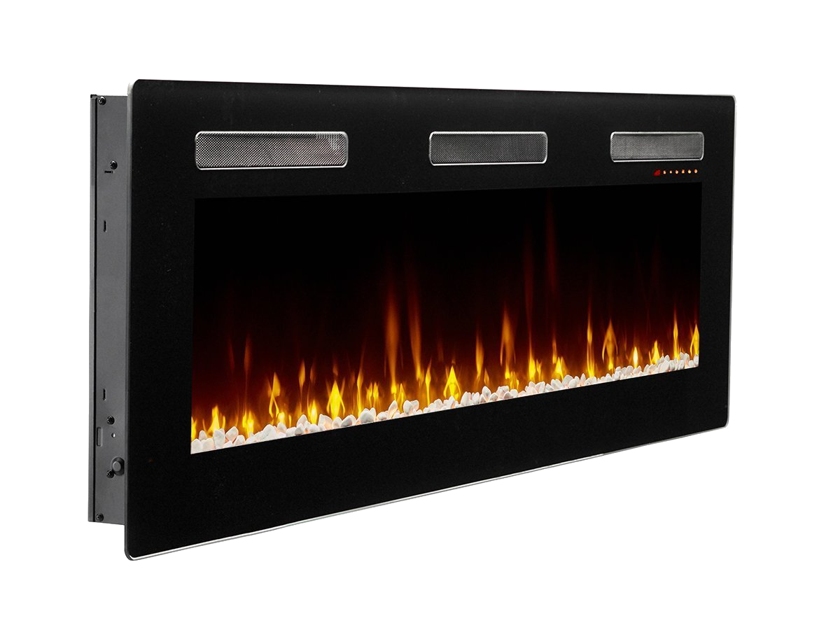Dimplex Sierra 60" elektrische haard met vlammen, zwart front