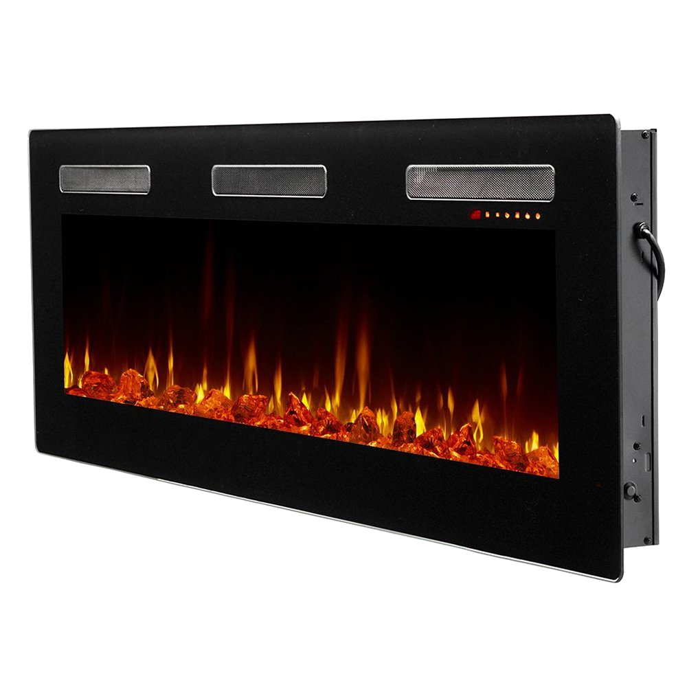 Dimplex Sierra 60" elektrische haard met vlammen en houtskoolgloed