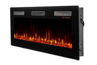 Dimplex Sierra 60" elektrische haard met vlammen en gloeiende houtblokken