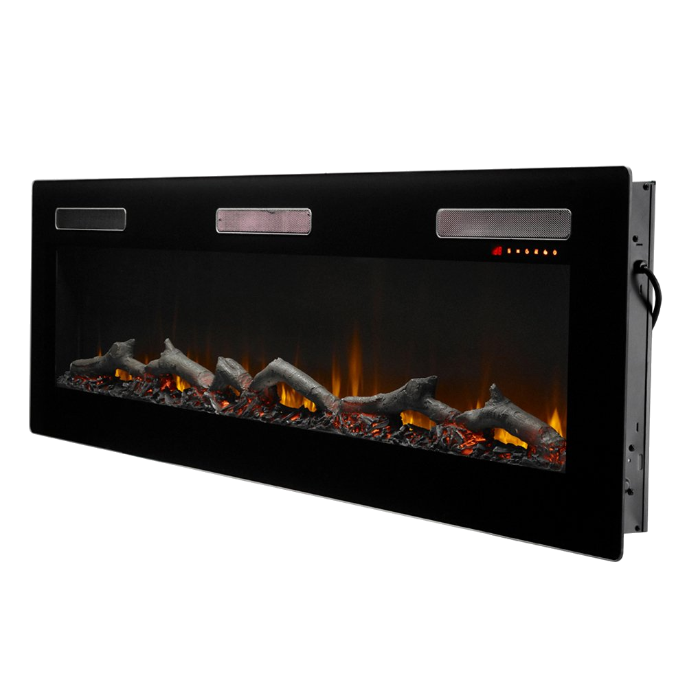 Dimplex Sierra 72 inch elektrische haard met vlammen en houtblokken