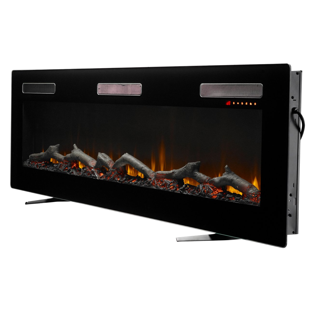 Dimplex Sierra 72" elektrische haard met vlammen en houtblokken