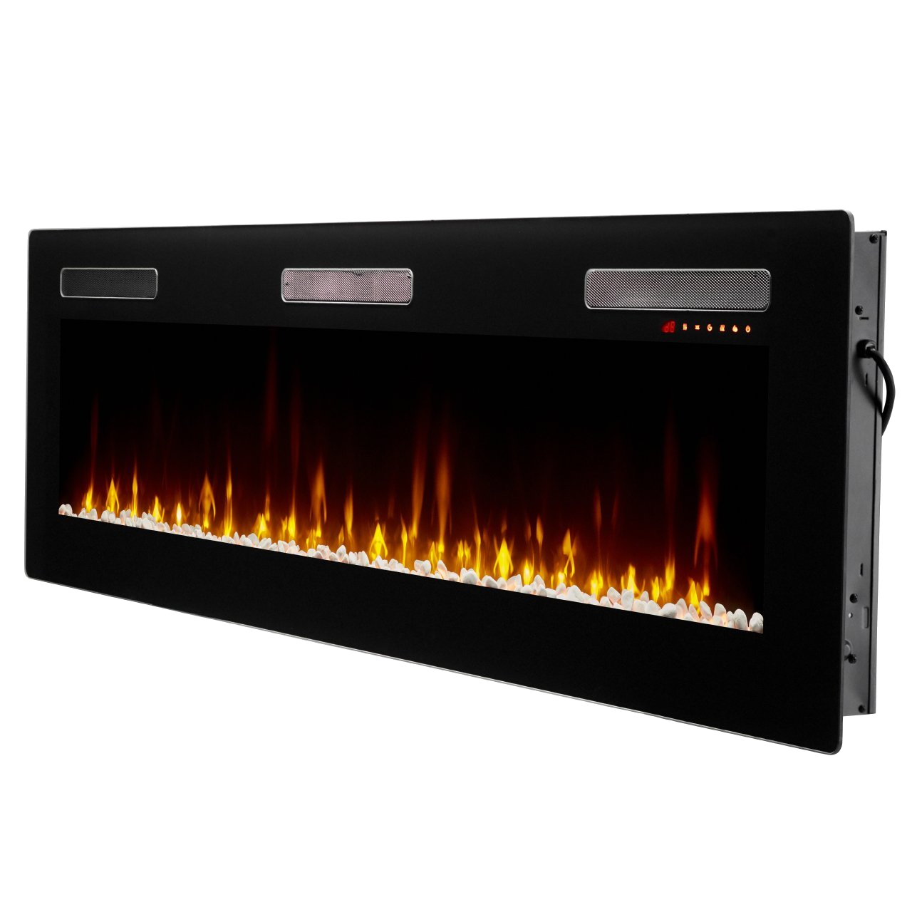 Dimplex Sierra 72 inch elektrische haard, zwart, met vlammen