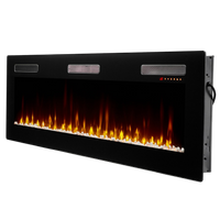 Dimplex Sierra 72 inch elektrische haard, zwart, met vlammen