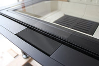 Spartherm Premium Triple 50x74x50 glazen haardopening met zwarte omlijsting