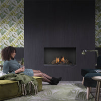 Element4 Summum 100 F in moderne woonkamer met brandend vuur