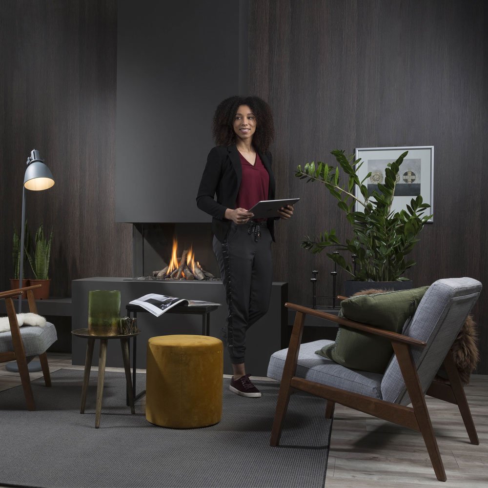 Element4 Summum 70 3/S gashaard in moderne woonkamer