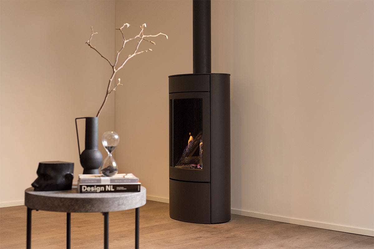 Wanders Tali XL gaskachel in moderne woonkamer