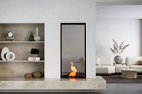 Element4 Sky Large Tunnel Bio in moderne woonkamer met vlammen