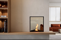 Element4 Sky Small Tunnel Bio haard ingebouwd in moderne woonkamer