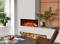 Fair Fires Tru Vizion Solution 1000 haard in moderne woonkamer