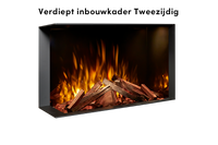 Fair Fires Tru Vizion Solution insert 650 Tweezijdig, inbouwhaard met vlammen