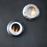 Cocoon Fires Vellum zwart wandhaard met vlammen