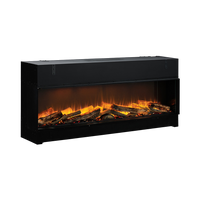 Dimplex Vivente Plus 150 elektrische haard met lange vlammen en houtblokken