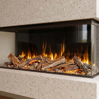 Element4 Volta 100 inbouwhaard met realistische vlammen en houtblokken
