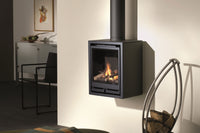 Wanders Square 40 Wall gashaard aan de wand met zicht op vlammen