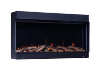 Element4 Elite 100 E Supreme inbouwhaard met vlammen en houtblokken