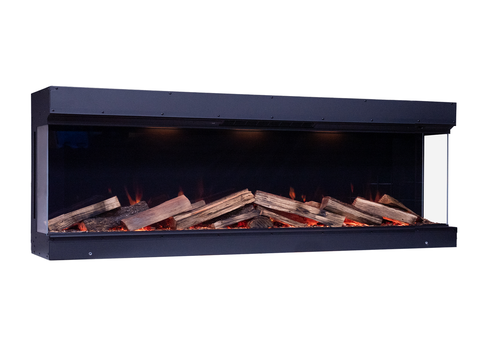 Element4 Elite 180 E Supreme wandhaard met houtblokken en vlammen