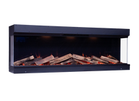 Element4 Elite 180 E Supreme wandhaard met houtblokken en vlammen