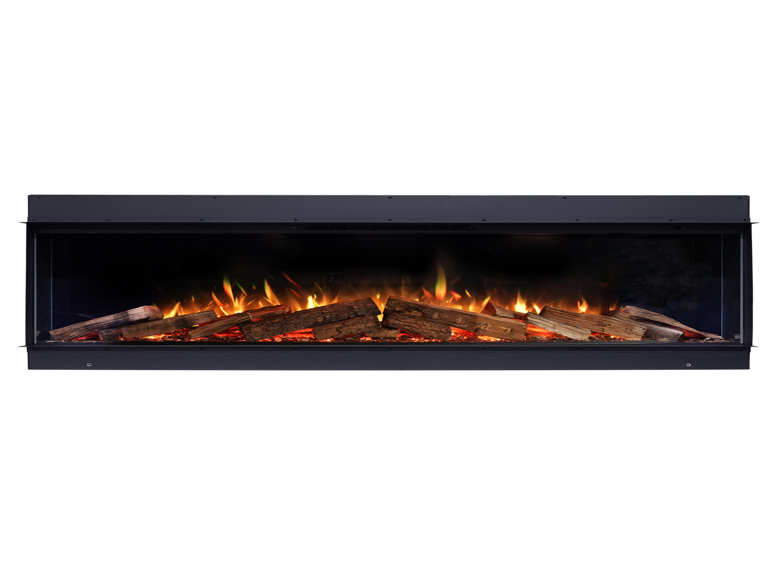 Element4 Elite 240 E Supreme inbouwhaard met vlammen en houtblokken