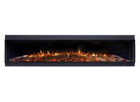 Element4 Elite 240 E Supreme inbouwhaard met vlammen en houtblokken