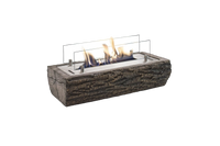 Xaralyn Woody bio-ethanol tafelbrander met vlammen in houtlook behuizing