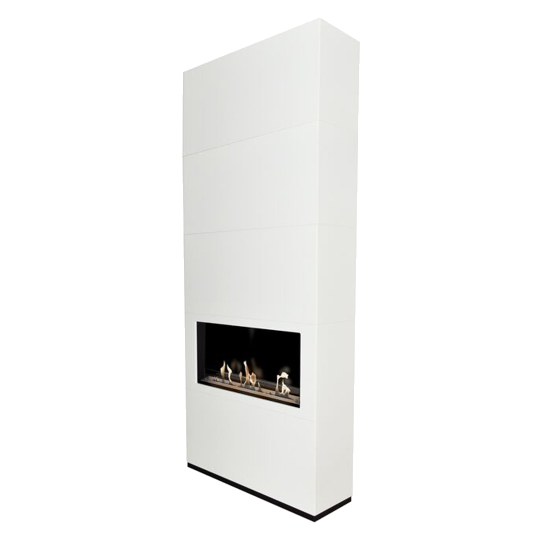 Xaralyn Ambiance Front witte haard met vlammen